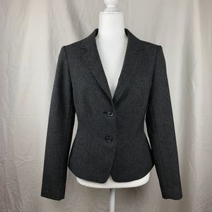 THE LIMITED Charcoal 2-Button Blazer Jacket Small
